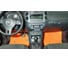 Ковры в салон автомобиля Eva Smart volkswagen tiguan i 2007 - 2016 эва сота чёрные c коричневой окантовкой 1883-B5A6-S 3