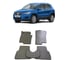 Ковры в салон автомобиля Eva Smart volkswagen tiguan i 2007 - 2016 эва сота коричневые c черной окантовкой 1883-A6B5-S 1