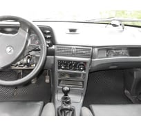 Ковры в салон автомобиля Eva Smart daewoo nexia 1995 - 2016 эва сота серые c черной окантовкой 1169-B1B5-S