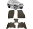 Ковры в салон автомобиля Eva Smart jeep grand cherokee (zj) 1992 - 1996 эва сота коричневые c синей окантовкой 2751-A6B2-S 1