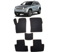 Ковры в салон автомобиля Eva Smart jeep grand cherokee (wk2) 2010 - эва сота бежевые c бежевой окантовкой 1330-A1A1-S