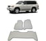 Ковры в салон автомобиля Eva Smart lexus lx470 1998 - 2007 эва сота бежевые c черной окантовкой 1416-A1B5-S 1
