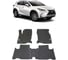 Ковры в салон автомобиля Eva Smart lexus nx i 2014 - 2021 эва сота чёрные c серой окантовкой 1419-B5B1-S 1