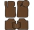 Ковры в салон автомобиля Eva Smart lexus nx i вариант макси 3d 2014 - 2021 эва сота коричневые c черной окантовкой 3116-A6B5-S 2