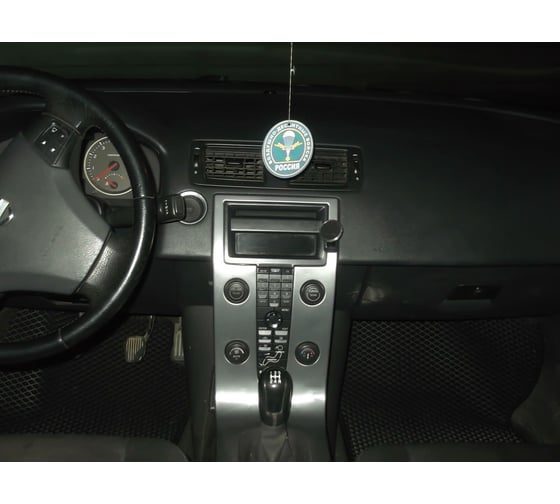 Ковры в салон автомобиля Eva Smart volvo s40 ii 2004 - 2012 эва сота бежевые c черной окантовкой 1894-A1B5-S