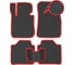 Ковры в салон автомобиля Eva Smart suzuki grand vitara jt 5дв 2005 - 2015 эва сота чёрные c красной окантовкой 1773-B5A7-S 2