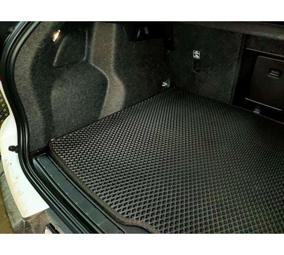 Ковры в салон автомобиля Eva Smart volvo xc40 2017 - эва сота бежевые c серой окантовкой 3083-A1B1-S