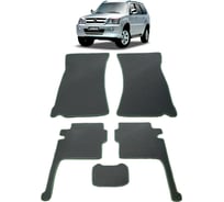 Ковры в салон автомобиля Eva Smart zx landmark 2005 - 2009 эва сота коричневые c черной окантовкой 2853-A6B5-S