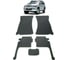 Ковры в салон автомобиля Eva Smart zx landmark 2005 - 2009 эва сота коричневые c черной окантовкой 2853-A6B5-S 1