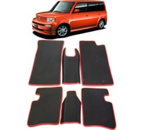 Ковры в салон автомобиля Eva Smart toyota bb правый руль 2000 - 2005 эва сота бежевые c коричневой окантовкой 2293-A1A6-S