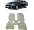 Ковры в салон автомобиля Eva Smart toyota camry vii (xv50) 2011 - 2018 эва сота коричневые c синей окантовкой 1797-A6B2-S 1