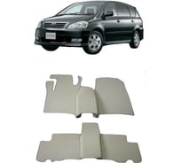 Ковры в салон автомобиля Eva Smart toyota ipsum ii правый руль минивэн 2001 - 2003 эва сота бежевые c черной окантовкой 2288-A1B5-S