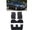 Ковры в салон автомобиля Eva Smart toyota prius v+ (zvw40) 7мест 2011 - эва сота чёрные c черной окантовкой 2471-B5B5-S 1
