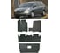Ковры в салон автомобиля Eva Smart toyota sienna ii 7мест 2003 - 2010 эва сота коричневые c бежевой окантовкой 2565-A6A1-S 1