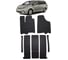 Ковры в салон автомобиля Eva Smart toyota sienna iii 7мест 2010 - 2020 эва сота бежевые c коричневой окантовкой 2246-A1A6-S 1