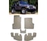 Ковры в салон автомобиля Eva Smart jeep wrangler ii (tj) 3дв 1996 - 2006 эва сота бежевые c серой окантовкой 3574-A1B1-S 1