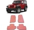 Ковры в салон автомобиля Eva Smart jeep wrangler iii (jk) 3дв 2007 - 2018 эва сота серые c синей окантовкой 2043-B1B2-S 1