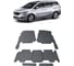 Ковры в салон автомобиля Eva Smart kia carnival ii 2006 - 2014 эва сота коричневые c серой окантовкой 2220-A6B1-S 1