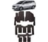 Ковры в салон автомобиля Eva Smart kia carnival iii 7мест 2014 - 2021 эва сота бежевые c черной окантовкой 2998-A1B5-S 1