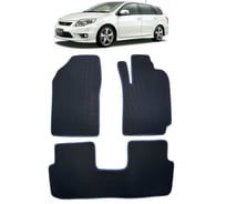 Ковры в салон автомобиля Eva Smart toyota corolla fielder (nze 141) правый руль 2006 - 2010 эва сота бежевые c серой окантовкой 1807-A1B1-S