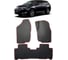 Ковры в салон автомобиля Eva Smart toyota harrier iii (xu60) правый руль 2013 - 2017 эва сота чёрные c коричневой окантовкой 3187-B5A6-S 1