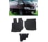 Ковры в салон автомобиля Eva Smart toyota hiace h200 микроавтобус рестайлинг 2010 - эва сота чёрные c синей окантовкой 3365-B5B2-S 1