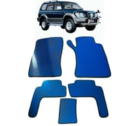 Ковры в салон автомобиля Eva Smart toyota land cruiser prado 95 правый руль 1996 - 2002 эва сота коричневые c серой окантовкой 2414-A6B1-S