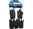 Ковры в салон автомобиля Eva Smart toyota lite ace noah sr50 правый руль 5мест 1996 - 2007 эва сота чёрные c черной окантовкой 2233-B5B5-S 1