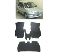 Ковры в салон автомобиля Eva Smart toyota raum i правый руль 1997 - 2003 эва сота чёрные c черной окантовкой 3615-B5B5-S
