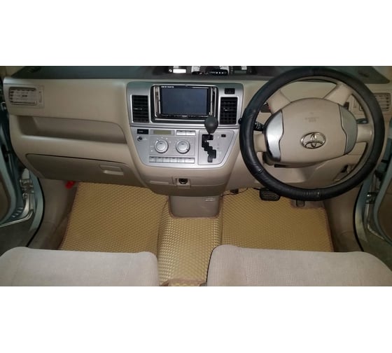 Ковры в салон автомобиля Eva Smart toyota raum ii правый руль 2003 - 2011 эва сота бежевые c бежевой окантовкой 1826-A1A1-S