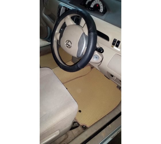 Ковры в салон автомобиля Eva Smart toyota raum ii правый руль 2003 - 2011 эва сота бежевые c бежевой окантовкой 1826-A1A1-S