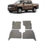 Ковры в салон автомобиля Eva Smart volkswagen amarok 2010 - эва сота бежевые c красной окантовкой 1855-A1A7-S 1