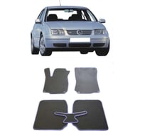 Ковры в салон автомобиля Eva Smart volkswagen bora 1999 - 2005 эва сота бежевые c серой окантовкой 1989-A1B1-S