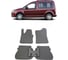 Ковры в салон автомобиля Eva Smart volkswagen caddy iii минивэн 2004 - 2015 эва сота чёрные c черной окантовкой 2340-B5B5-S 1