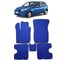 Ковры в салон автомобиля Eva Smart renault sandero i 2009 - 2014 эва сота чёрные c красной окантовкой 1702-B5A7-S 1