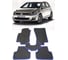 Ковры в салон автомобиля Eva Smart volkswagen golf vii 2013 - эва сота бежевые c серой окантовкой 1866-A1B1-S 1