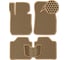 Ковры в салон автомобиля Eva Smart volkswagen jetta vii 2018 - эва сота бежевые c бежевой окантовкой 3200-A1A1-S 2