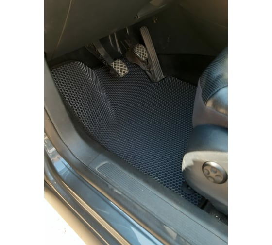 Ковры в салон автомобиля Eva Smart volkswagen passat b6 2005 - 2010 эва сота бежевые c красной окантовкой 1874-A1A7-S
