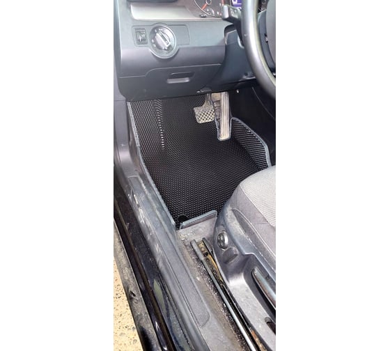 Ковры в салон автомобиля Eva Smart volkswagen passat b7 вариант макси 3d 2011 - 2015 эва сота бежевые c бежевой окантовкой 2886-A1A1-S