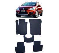 Ковры в салон автомобиля Eva Smart suzuki sx-4 i 2006 - 2014 эва сота серые c черной окантовкой 1780-B1B5-S