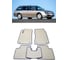 Ковры в салон автомобиля Eva Smart rover 75 1999 - 2004 эва сота серые c красной окантовкой 1713-B1A7-S 1