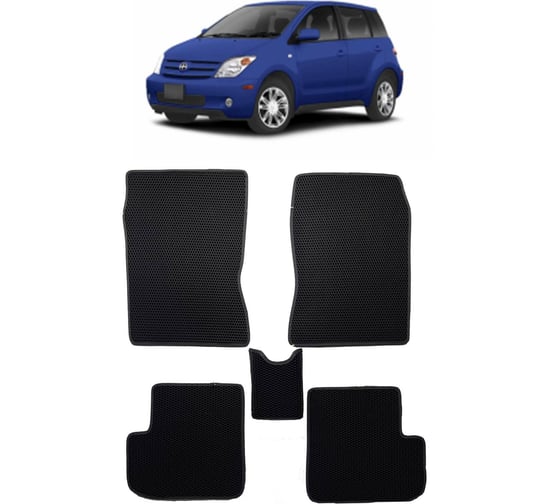 Ковры в салон автомобиля Eva Smart scion xa 2003 - 2006 эва сота бежевые c бежевой окантовкой 3153-A1A1-S