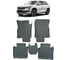 Ковры в салон автомобиля Eva Smart skoda kodiaq 5мест вариант макси 3d 2016 - эва сота чёрные c серой окантовкой 3469-B5B1-S 1