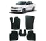 Ковры в салон автомобиля Eva Smart skoda rapid i 2012 - 2020 эва сота серые c коричневой окантовкой 1728-B1A6-S 1