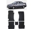 Ковры в салон автомобиля Eva Smart subaru impreza i 1992 - 2000 эва сота чёрные c серой окантовкой 3066-B5B1-S 1