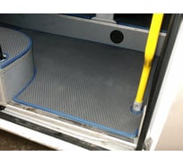 Ковры в салон автомобиля Eva Smart citroen jumper 2227wo 2006 - эва сота бежевые c красной окантовкой 2643-A1A7-S