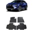 Ковры в салон автомобиля Eva Smart lexus rx iv 2015 - эва сота чёрные c красной окантовкой 1427-B5A7-S 1