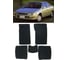 Ковры в салон автомобиля Eva Smart toyota carina (t190) правый руль 1992 - 1996 эва сота чёрные c синей окантовкой 2563-B5B2-S 1