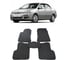 Ковры в салон автомобиля Eva Smart toyota corolla ix (e120, e130) 2001 - 2007 эва сота бежевые c синей окантовкой 1803-A1B2-S 1