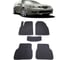 Ковры в салон автомобиля Eva Smart saab 9-3 2002 - 2008 эва сота серые c бежевой окантовкой 2632-B1A1-S 1